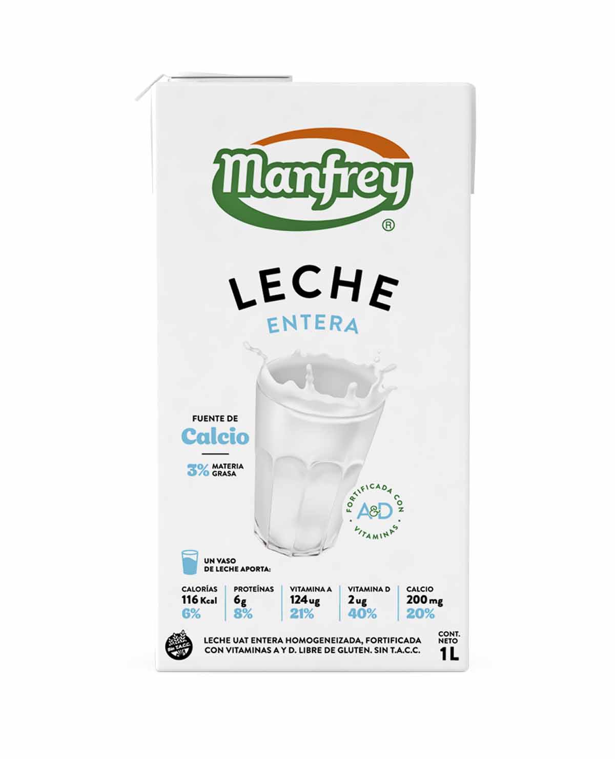 Leche Manfrey Entera x 1 Lt